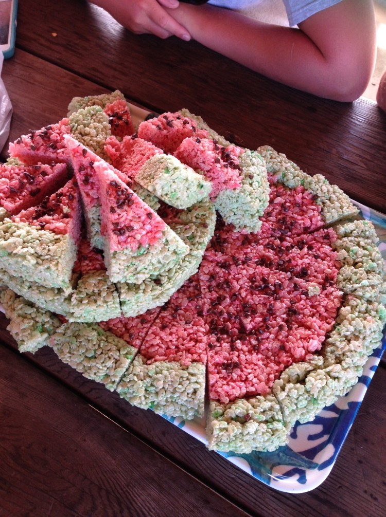 Watermelon Rice Crispies - Grand Isle 2016